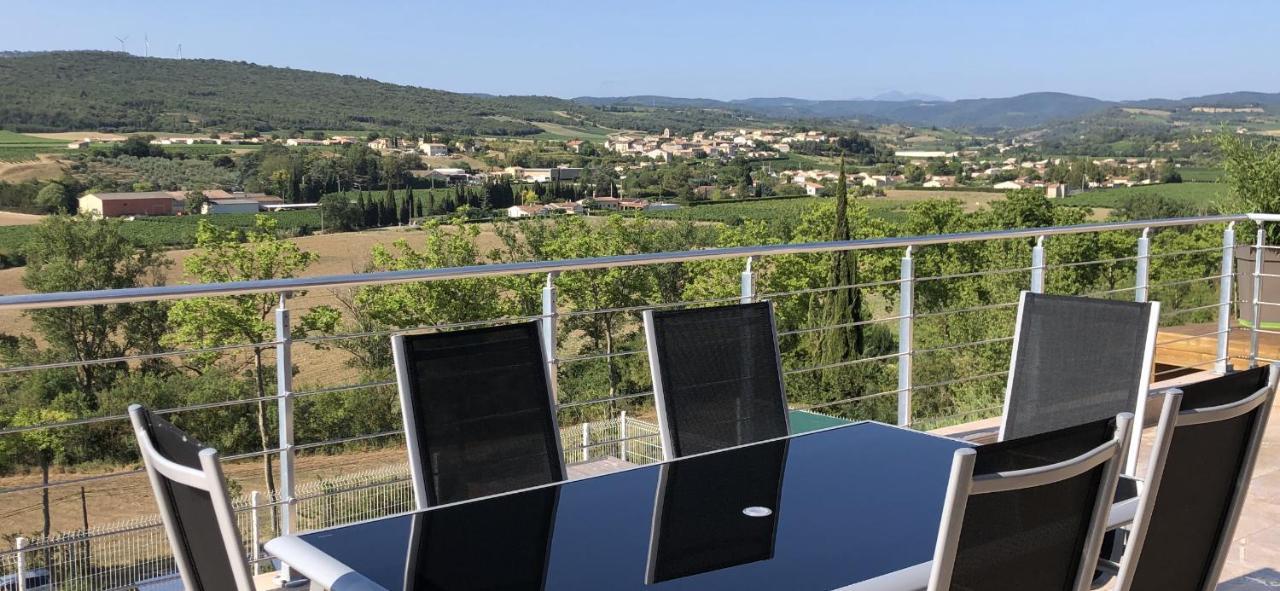 Havre De Paix, Vue Pano, Terrasse, Piscine, Nature. Villa Limoux Exterior photo