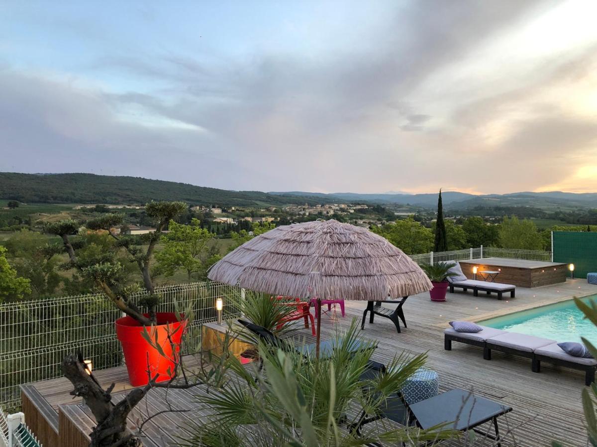 Havre De Paix, Vue Pano, Terrasse, Piscine, Nature. Villa Limoux Exterior photo