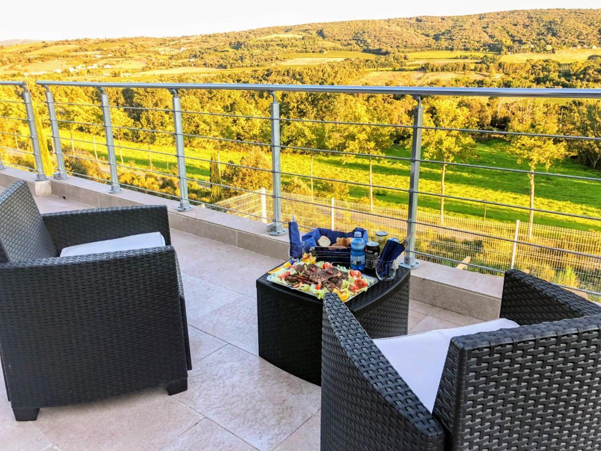 Havre De Paix, Vue Pano, Terrasse, Piscine, Nature. Villa Limoux Exterior photo