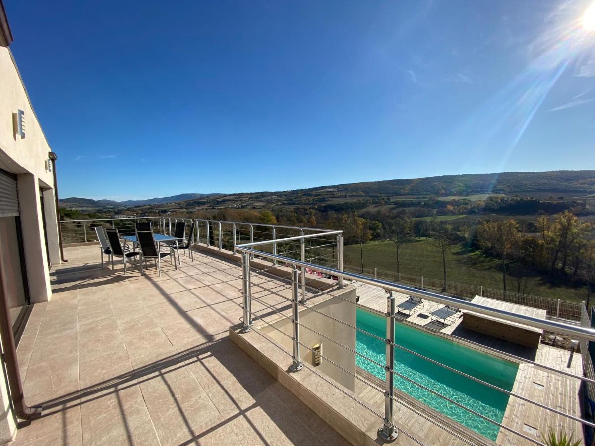 Havre De Paix, Vue Pano, Terrasse, Piscine, Nature. Villa Limoux Exterior photo